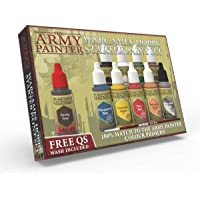 The Army Painter Warpaints Kit de Pintura para Principiantes | 10 Pinturas Acrílicas y 1 Pincel para Principiante l…